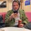 MR. Angry man drinking beer