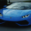 Blue Lamborghini