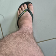 Perna esquerda do Ryan