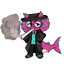 furry shark with bigass cig