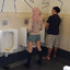 I use the urinals next to others