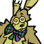 friendly yellow rabbit