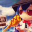 Tenshi Eating a Corndog