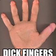 Fingers In Cock