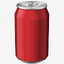 红色易拉罐