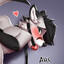 Horned up puppy boy