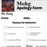 Mohg Apology Form