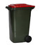 Red Wheelie Bin