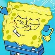 举大狙的海绵宝宝