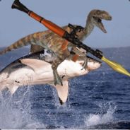 Winner RPG Holding Shark Riding Raptor