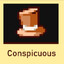Conspicuous.