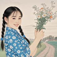 村里有个姑娘叫小芳