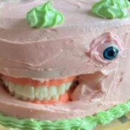 Your mom in a cake