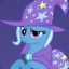 pony with hat and cape...