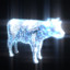 Fluorescent cow