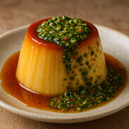 FLAN CON CHIMI