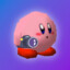 kirby with a camera