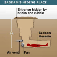 Saddam Hussein Hiding Spot