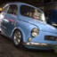 Fiat 600 al piso