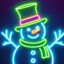 NeonSnowman