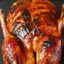 Honey-mustard glazed duck