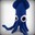 a blue squid