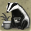 Potted Badger