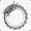 white ouroboros