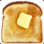 buttered toast