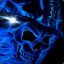 blue skull
