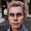 Smart Man With Glasses Wallpaper