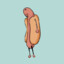 Sad Hot Dog