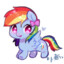 Rainbow Pony