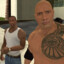 The Rock and CJ