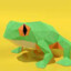 Low Polygon Frog