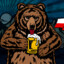 Bear with beer