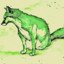 Shiny Green Fox