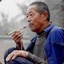 吃西瓜的大爷