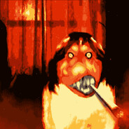 smoking dog