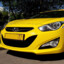 Yellow Hyundai Solaris