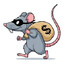 Sneaky rat