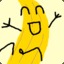 A gentle banana