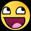 Epic man with epic face