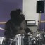 A Gorilla Playing Drums