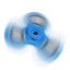 a blue fidget spinner