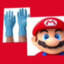 mario blue gloves