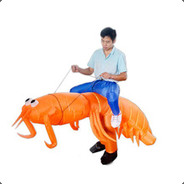 Man riding a Shrimp