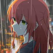 青色的雨一直下