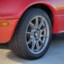 the right tire of a 1989 miata