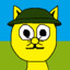 HAT-WEARING™ Maggot Gamer Cat